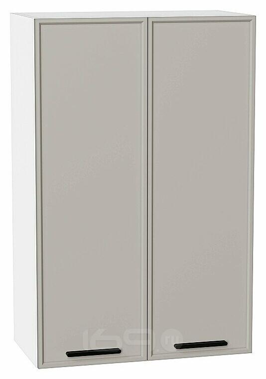 Шкаф верхний с 2-мя дверцами Фрейм Grey Silk Белый 920*600*324