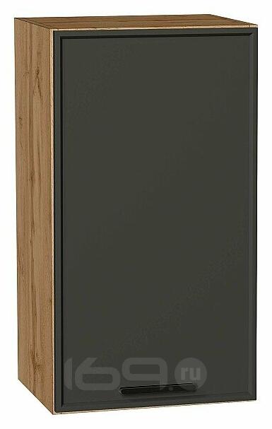 Шкаф верхний с 1-ой дверцей Фрейм Stormy Silk Дуб Вотан 716*400*324