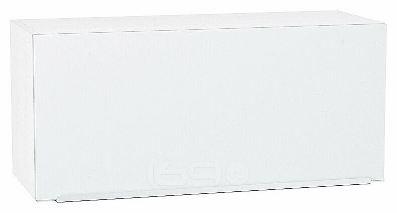 Шкаф верхний горизонтальный Фьюжн Silky White Белый 358*800*320
