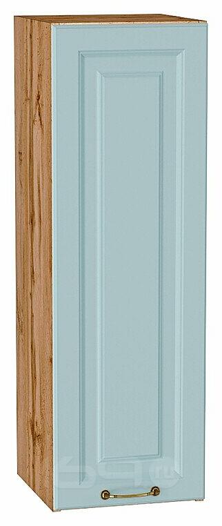 Шкаф верхний с 1-ой дверцей Ницца Голубой/Дуб Вотан 920*300*318