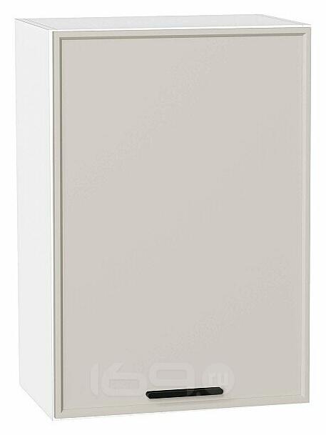 Шкаф верхний с 1-ой дверцей Фрейм Cream Silk Белый 716*500*324
