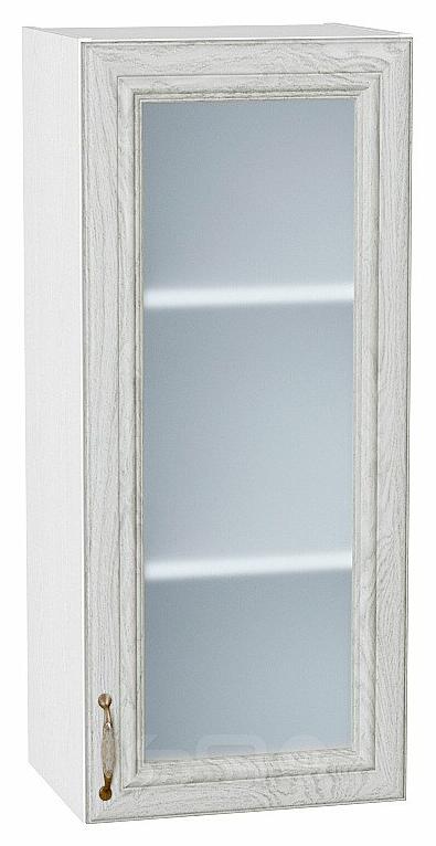 Шкаф верхний с 1-ой остекленной дверцей Шале White Dreamline Белый 920*400*320