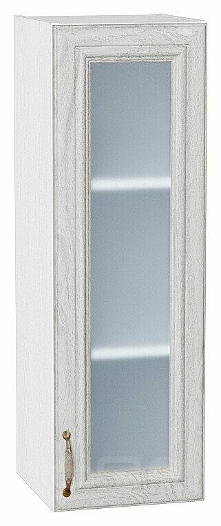 Шкаф верхний с 1-ой остекленной дверцей Шале White Dreamline Белый 920*300*320