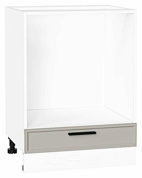 Шкаф нижний под духовку Фрейм Grey Silk Белый 816*600*480