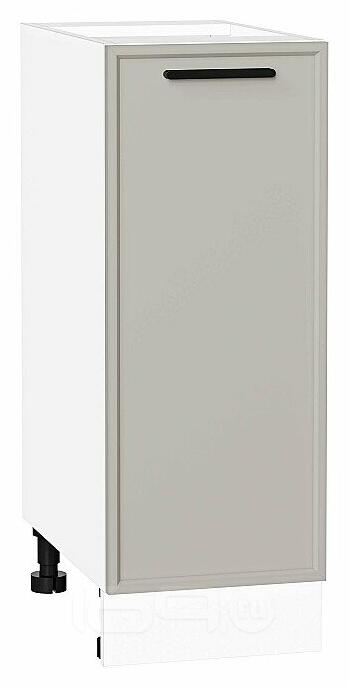Шкаф нижний с 1-ой дверцей Фрейм Grey Silk Белый 816*300*484