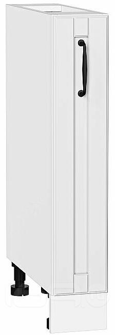 Шкаф нижний бутылочница Дублин Special White/Белый 816*150*478
