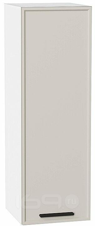Шкаф верхний с 1-ой дверцей Фрейм Cream Silk Белый 920*300*324