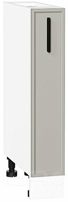 Шкаф нижний бутылочница Фрейм Grey Silk Белый 816*150*484