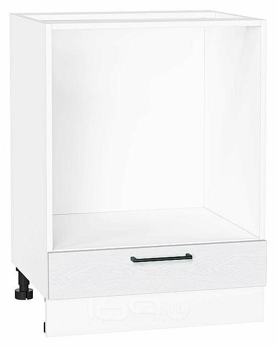 Шкаф нижний под духовку Сканди White Silkwood/Белый 816*600*476