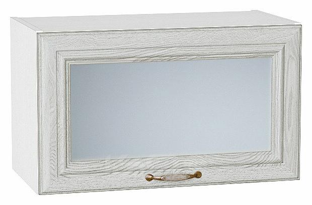 Шкаф верхний горизонтальный остекленный Шале White Dreamline Белый 358*600*320