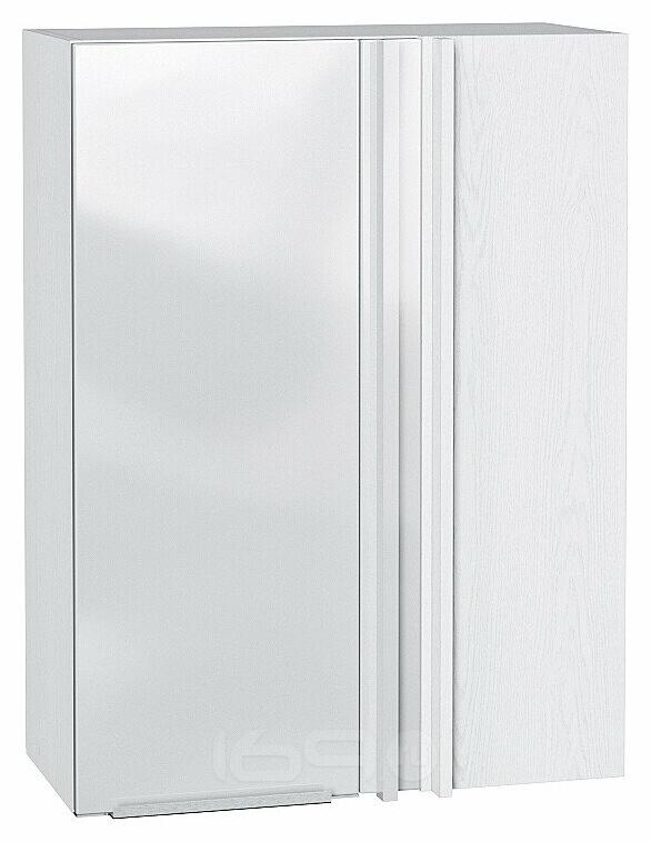 Шкаф верхний прямой угловой Фьюжн Angel Белый 920*700*345