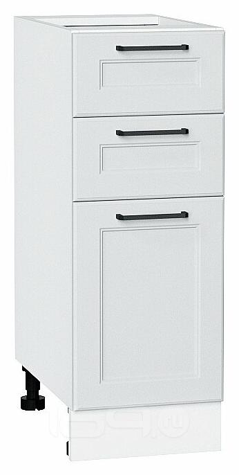 Шкаф нижний с 3-мя ящиками Барселона Белый Белый 816*300*484
