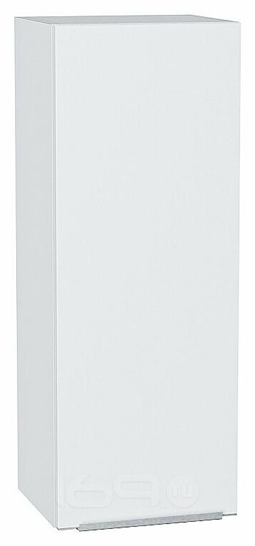 Шкаф верхний с 1-ой дверцей Фьюжн Silky White Белый 920*350*320