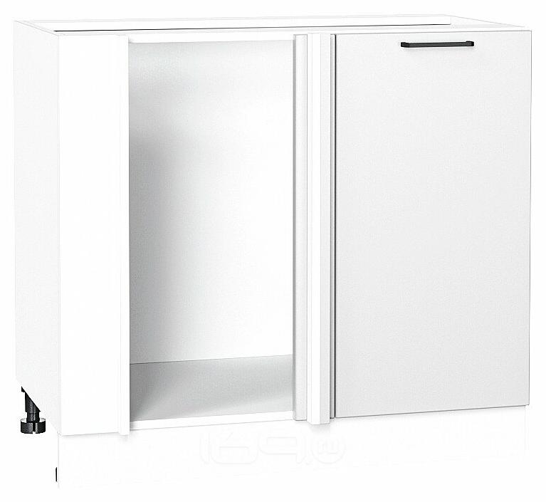 Шкаф нижний угловой Флэт White In 2S/Белый 816*890*478