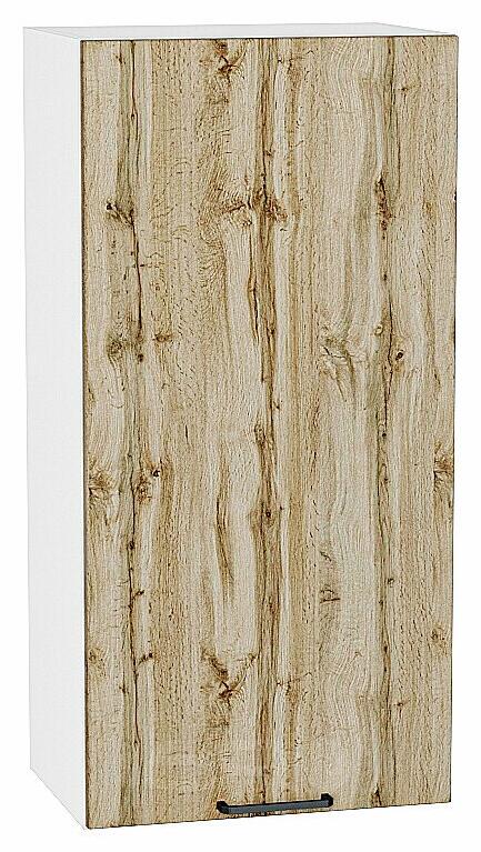Шкаф верхний с 1-ой дверцей Флэт Wotan Oak 2S/Белый 920*500*318