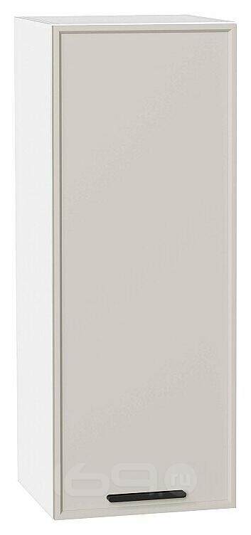 Шкаф верхний с 1-ой дверцей Фрейм Cream Silk Белый 920*350*324