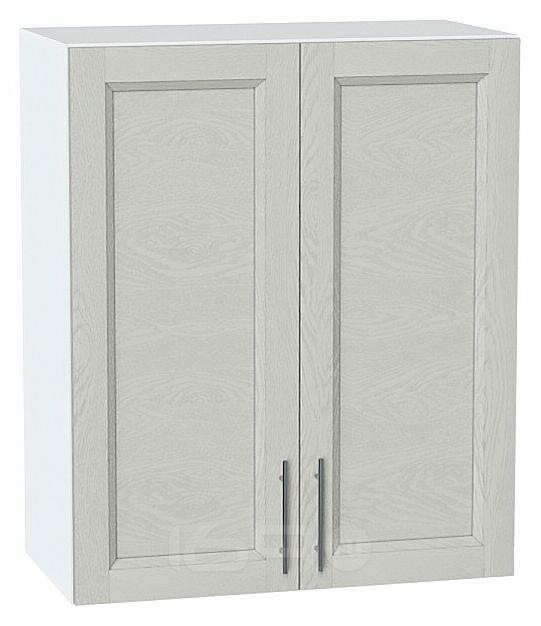 Шкаф верхний с 2-мя дверцами Сканди Cappuccino Softwood Белый 716*600*320