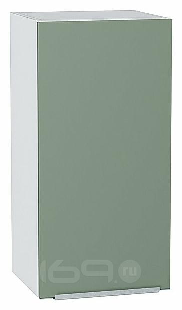 Шкаф верхний с 1-ой дверцей Фьюжн Silky Mint Белый 716*350*320