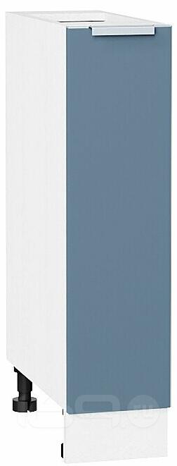 Шкаф нижний бутылочница Фьюжн Silky Blue Белый 816*200*480