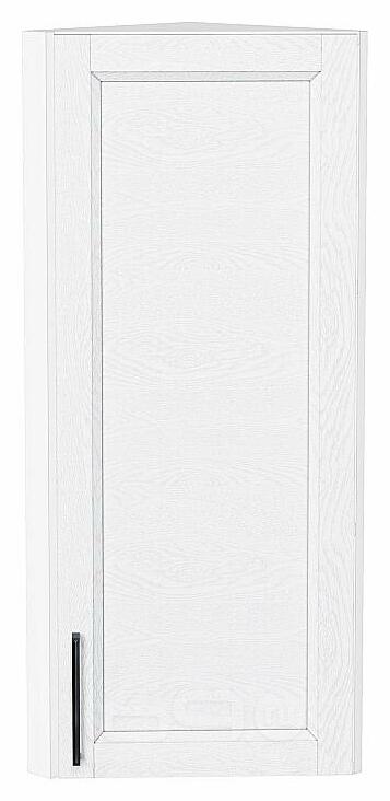 Шкаф верхний торцевой Сканди White Silkwood/Белый 920*300*306