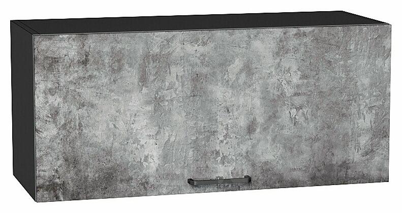 Шкаф верхний горизонтальный Флэт Temple Stone 2S/Graphite 358*800*318