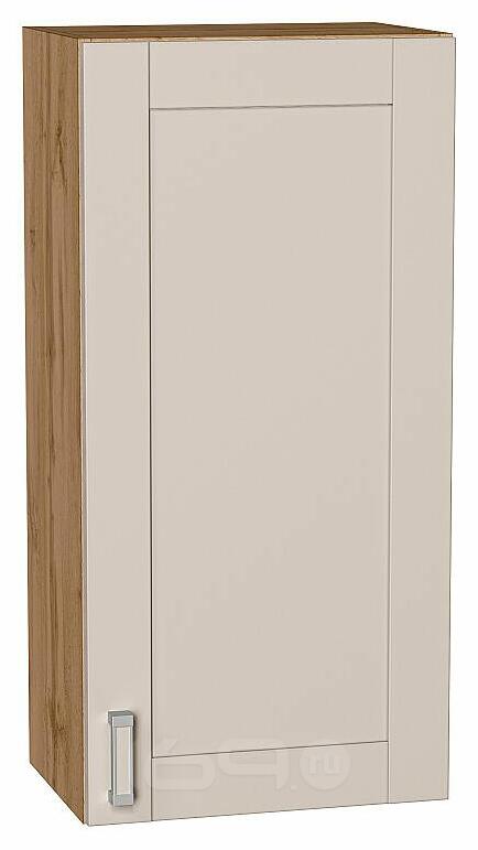 Шкаф верхний с 1-ой дверцей Лофт Cream Silk/Дуб Вотан 920*450*320