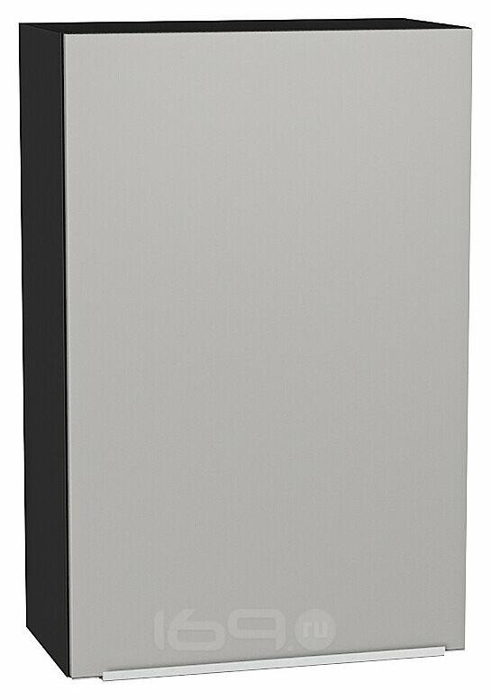 Шкаф верхний с 1-ой дверцей Фьюжн Silky Light Grey Graphite 920*600*320