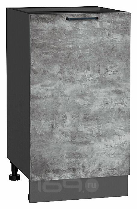 Шкаф нижний с 1-ой дверцей Флэт Temple Stone 2S/Graphite 816*450*478