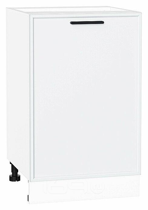 Шкаф нижний с 1-ой дверцей Фрейм White Silk Белый 816*500*484