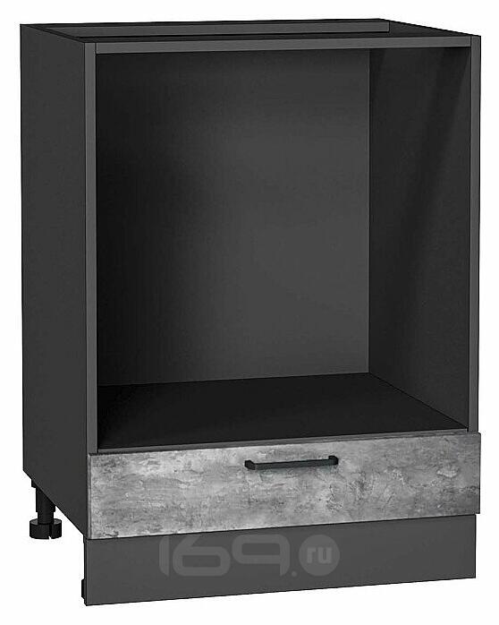 Шкаф нижний под духовку Флэт Temple Stone 2S/Graphite 816*600*476