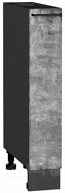 Шкаф нижний бутылочница Флэт Temple Stone 2S/Graphite 816*150*478