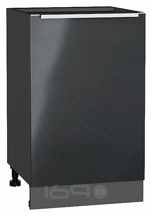 Шкаф нижний с 1-ой дверцей Фьюжн Anthracite Graphite 816*500*480