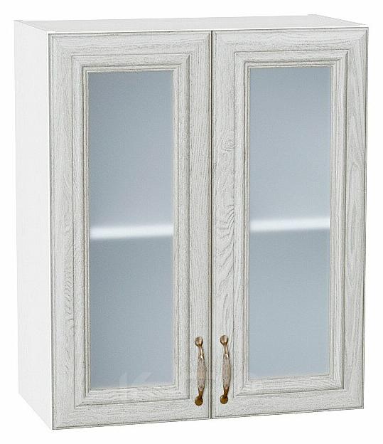 Шкаф верхний с 2-мя остекленными дверцами Шале White Dreamline Белый 716*600*320