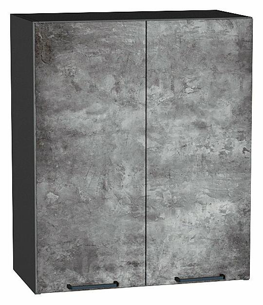Шкаф верхний с 2-мя дверцами Флэт Temple Stone 2S/Graphite 716*600*318