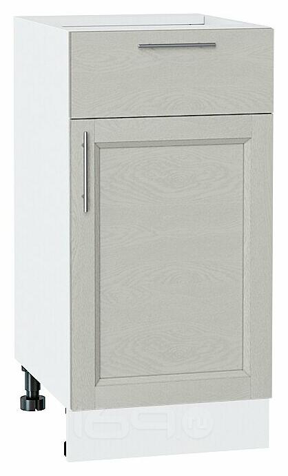 Шкаф нижний с 1-ой дверцей и ящиком Сканди Cappuccino Softwood Белый 816*400*480