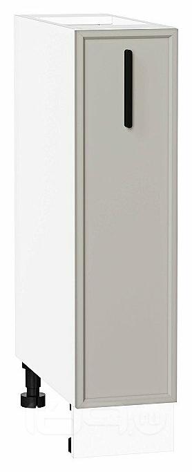 Шкаф нижний с 1-ой дверцей Фрейм Grey Silk Белый 816*200*484