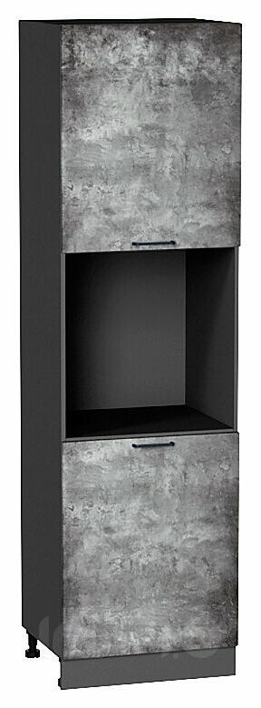 Шкаф пенал с 2-мя дверцами под технику Флэт Temple Stone 2S/Graphite 2132*600*574