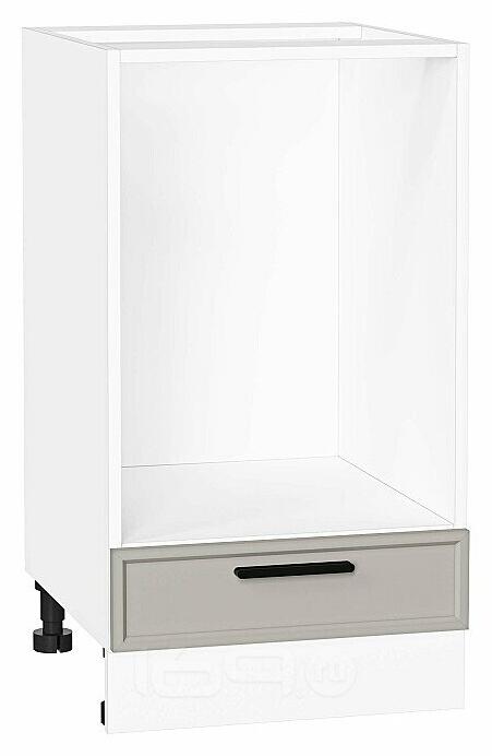 Шкаф нижний под духовку Фрейм Grey Silk Белый 816*450*480