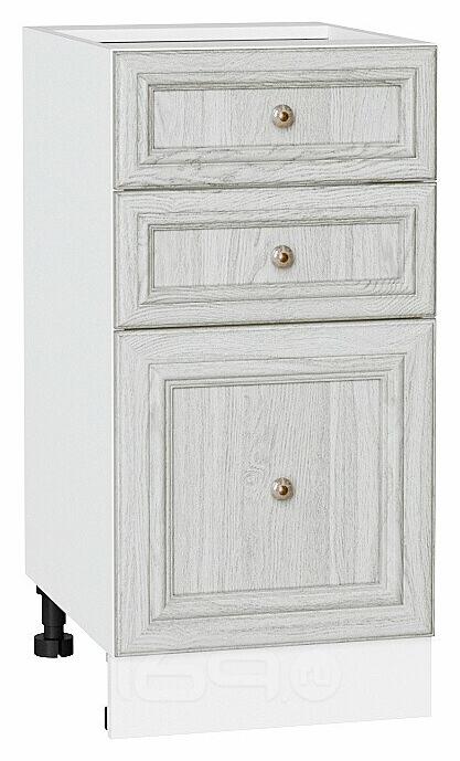 Шкаф нижний с 3-мя ящиками Шале White Dreamline Белый 816*400*480