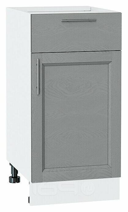 Шкаф нижний с 1-ой дверцей и ящиком Сканди Grey Softwood Белый 816*400*480