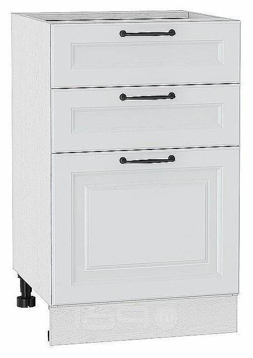Шкаф нижний с 3-мя ящиками Ницца Blanco/Белый 816*500*478