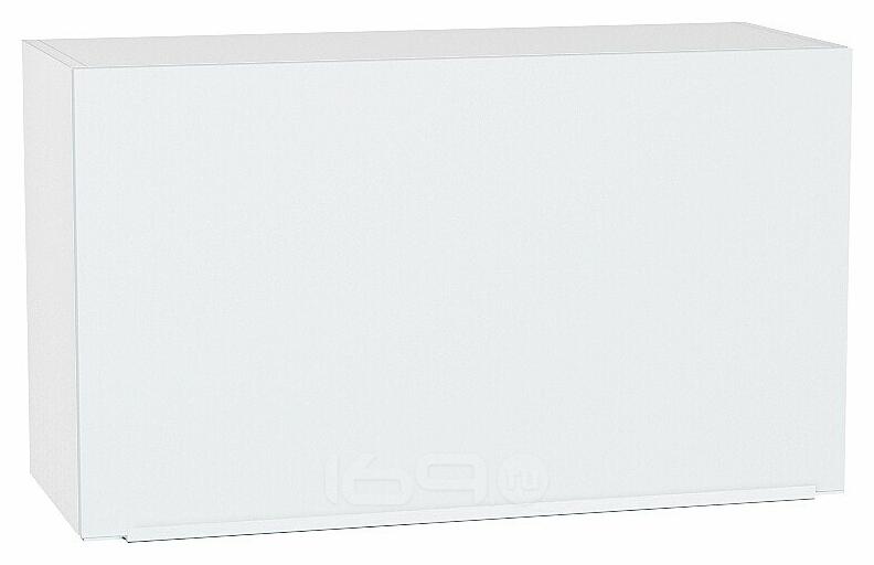 Шкаф верхний горизонтальный Фьюжн Silky White Белый 460*800*318