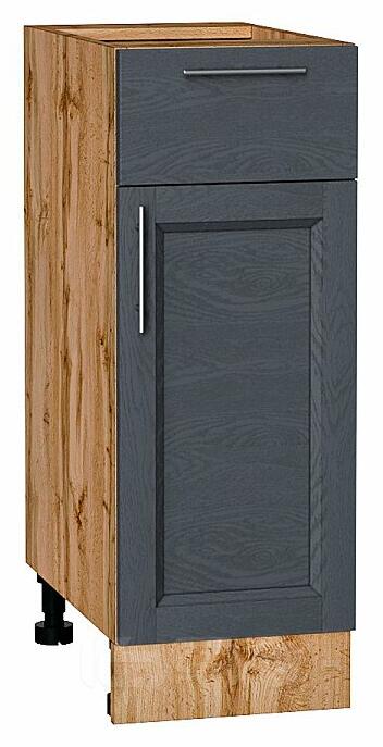 Шкаф нижний с 1-ой дверцей и ящиком Сканди Graphite Softwood Дуб Вотан 816*300*480