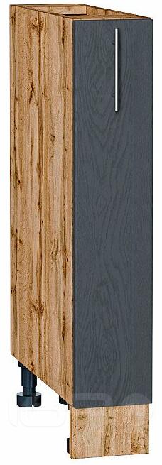 Шкаф нижний бутылочница Сканди Graphite Softwood Дуб Вотан 816*150*480