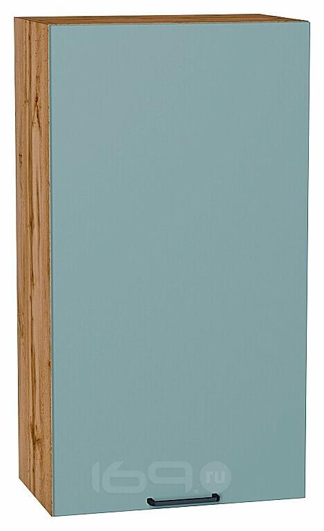 Шкаф верхний с 1-ой дверцей Флэт Grey-green In 2S/Дуб Вотан 920*500*318