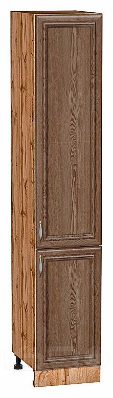 Шкаф пенал с 2-мя дверцами Шале Brown Dreamline Дуб Вотан 2132*400*576