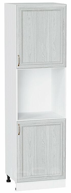 Шкаф пенал с 2-мя дверцами под технику Шале White Dreamline Белый 2132*600*576