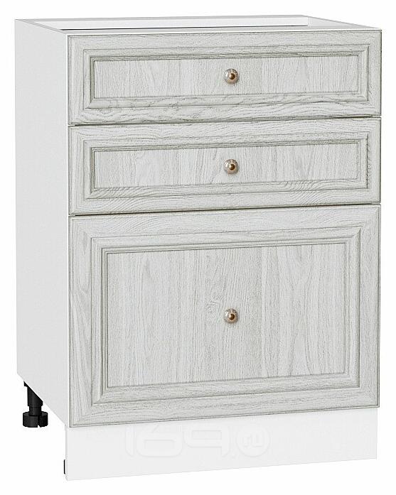Шкаф нижний с 3-мя ящиками Шале White Dreamline Белый 816*600*480
