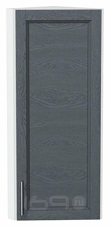 Шкаф верхний торцевой Сканди Graphite Softwood Белый 920*300*306