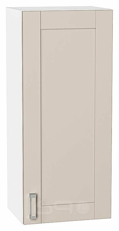 Шкаф верхний с 1-ой дверцей Лофт Cream Silk/Белый 920*400*320